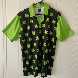 Lucky Clover Men's Short Sleeve Polo